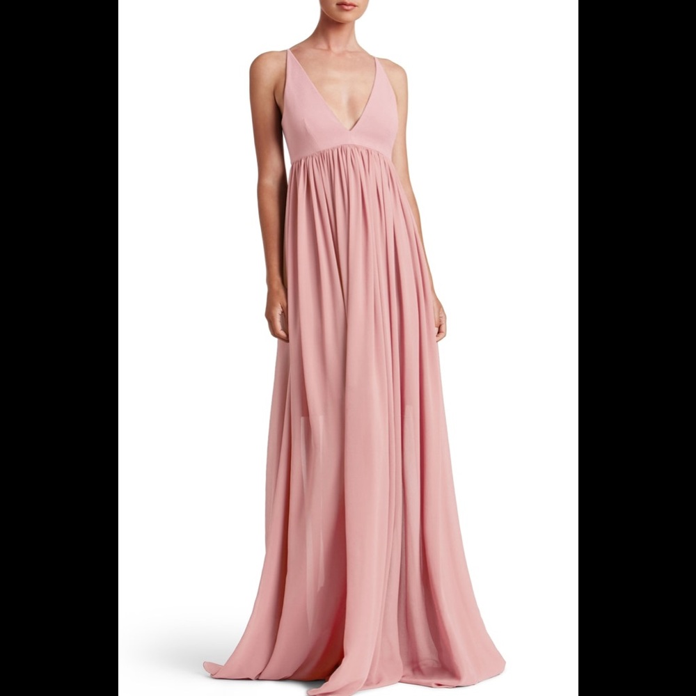Dress the population phoebe chiffon gown